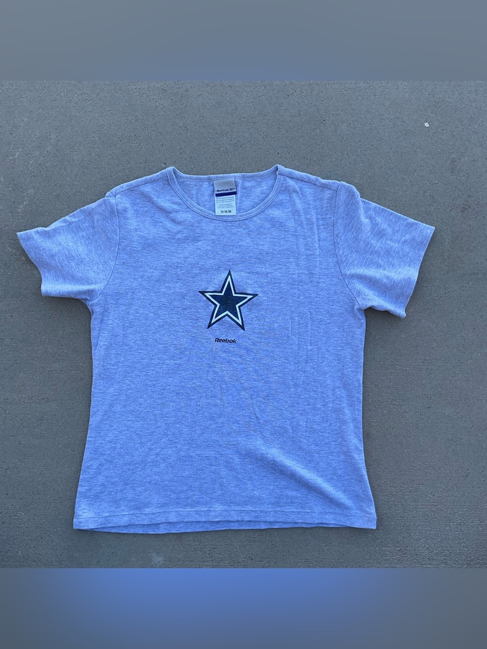 Reebok Dallas Cowboys grey t-shirt Size M